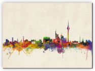 Huge Berlin City Skyline (Canvas)