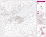 Edinburgh Postcode Sector Map (Pinboard)