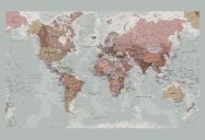 Executive World Map Wallpaper (Wallpaper)