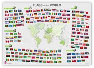 Flags of the World poster (Canvas)
