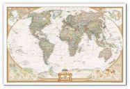National Geographic World Executive Map (Canvas)