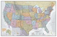 Large USA Classic Wall Map (Raster digital)