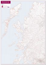 Western Scotland Postcode District Map (Pinboard)