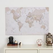 Medium Antique World Map (Canvas)