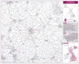 Cambridge Postcode Sector Map