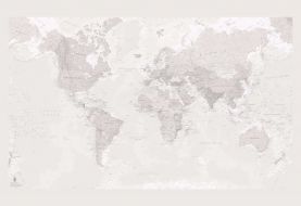 Faded World Map Wallpaper