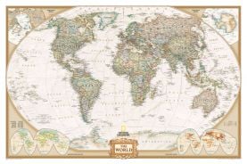 National Geographic World Executive Map (Laminated)