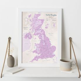 UK as Art Map - Thistle