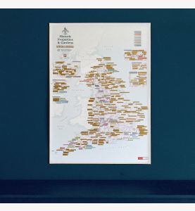 English Heritage Scratch Off Sites Print