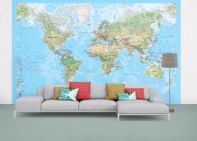 Environmental World Map Wallpaper (Wallpaper)