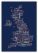 Small Great Britain UK City Text Art Map - Blue (Canvas)