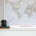 Personalised World Is Art - Wall Map Neutral