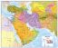 Huge Middle East Wall Map Political (Laminated)