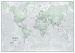 Huge The World Is Art - Wall Map Rustic (Laminated)