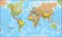 Large World Wall Map Political (Paper Single Side Lamination)
