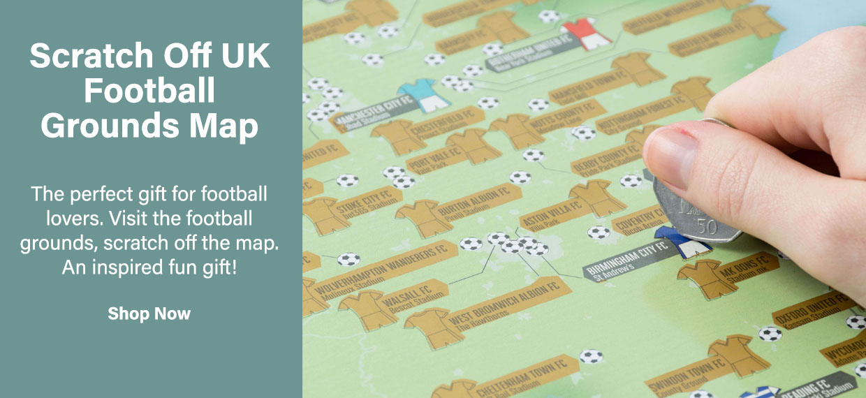 UK Football Grounds Scratch Map